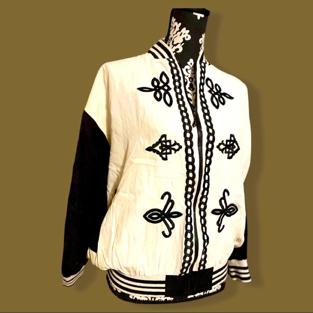 Vital elements New York windbreaker bomber vintage jacket